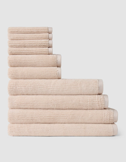 Complete Ribbed Terry Bath Bundle