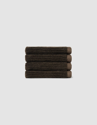 Ribbed Terry Bath Towel Set