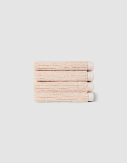 Ribbed Terry Bath Towel Set